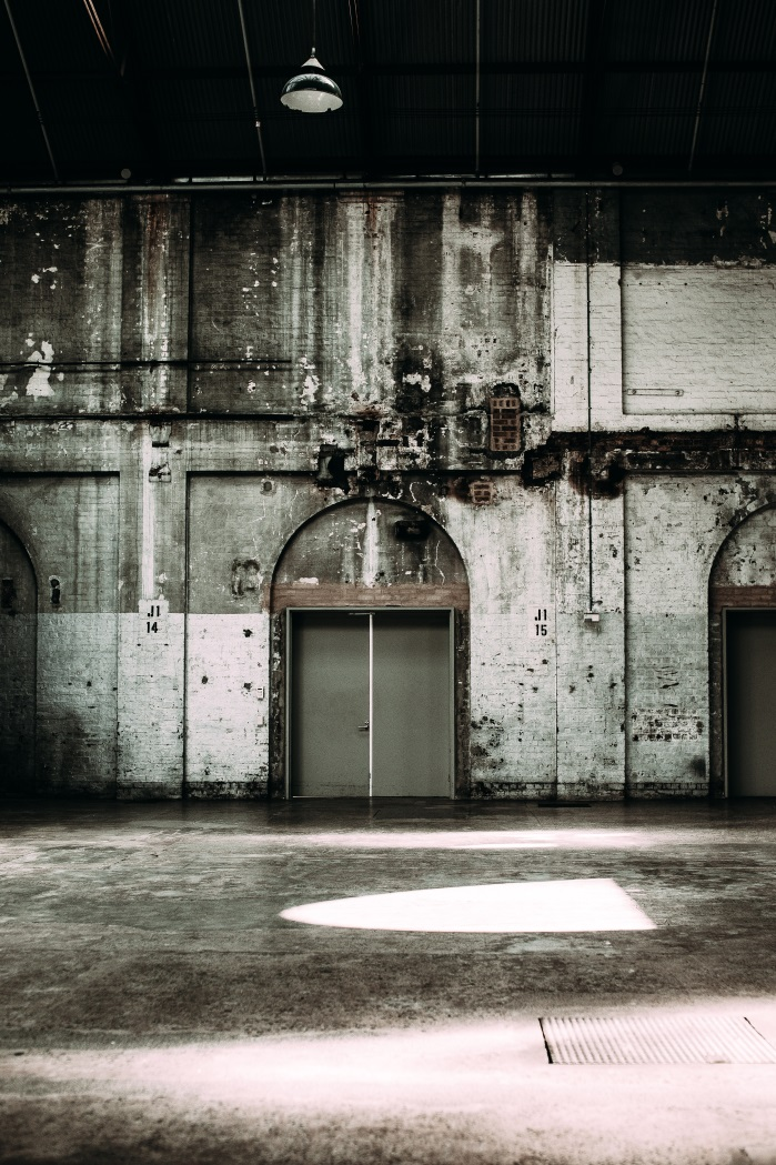 fire doors in an old building