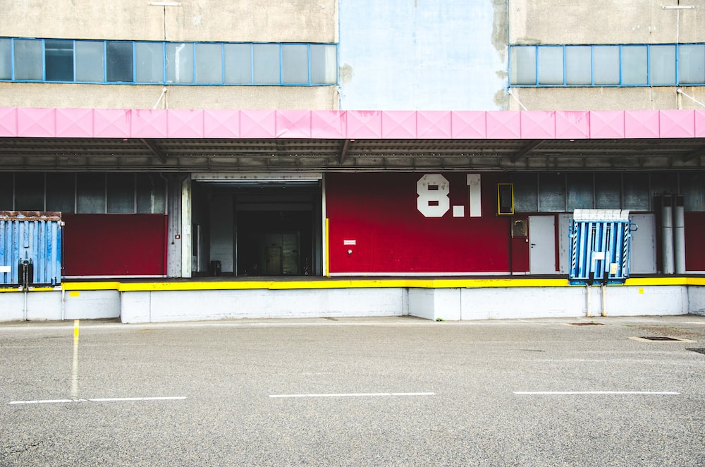 Exterior of a warehouse