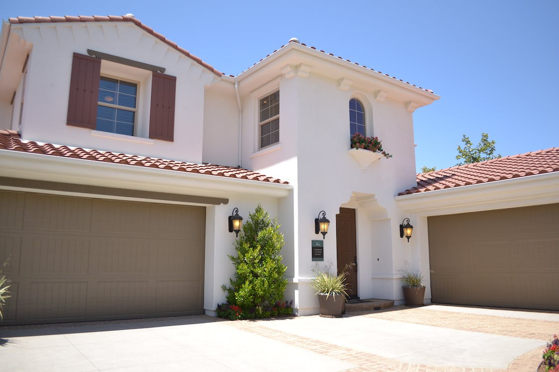a house with quality garage doors