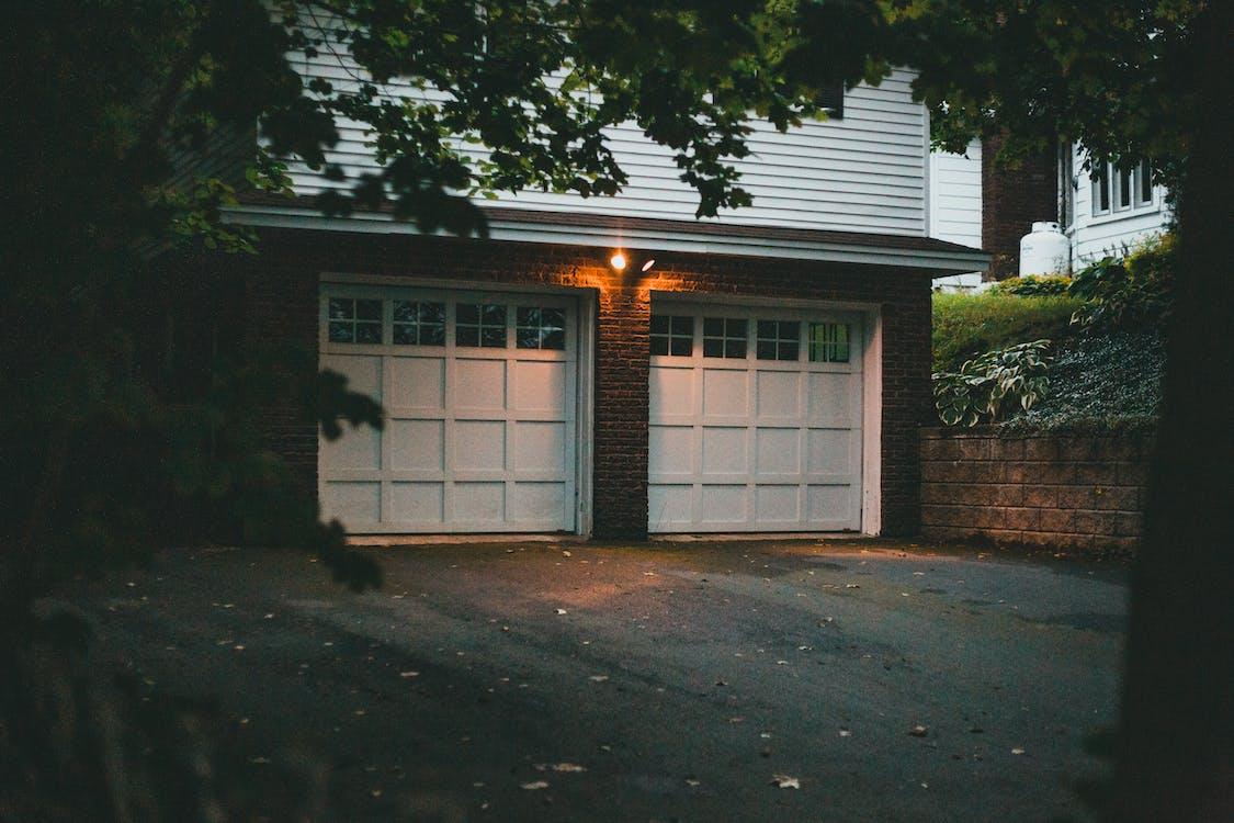 a house with quality garage doors