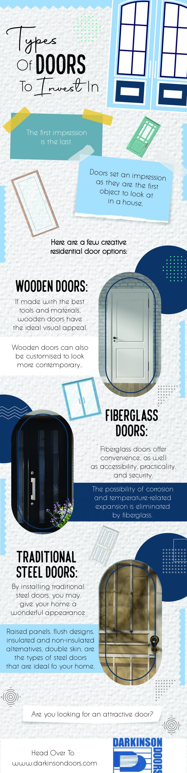 Creative residential door options