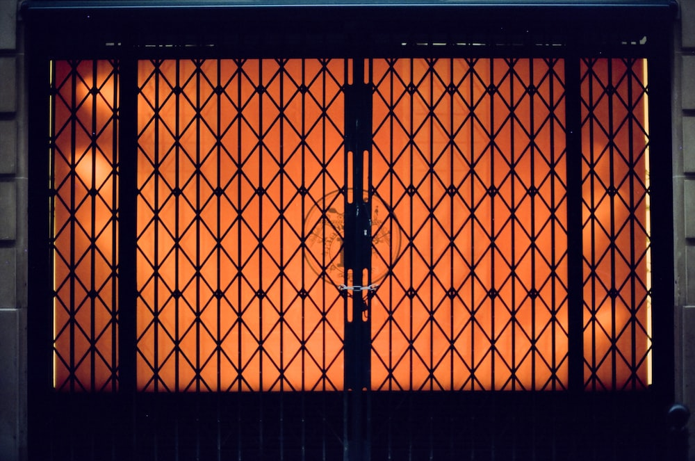A scissor gate for security